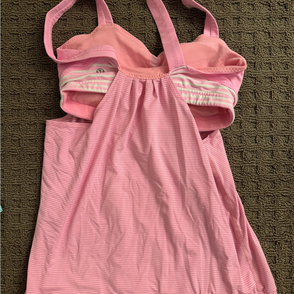 Lulu tank with built in bra